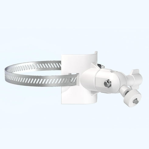 Universal Adjustable Stainless Mount Bracket for Outdoor Security Camera, 360 Degree Clamp Compatible with Reolink/Nest