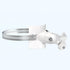 Universal Adjustable Stainless Mount Bracket for Outdoor Security Camera, 360 Degree Clamp Compatible with Reolink/Nest