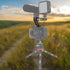 LEFTFOTO Top Handle Quick Release Handgrip with NATO Rail Kit, Wood & Metal Grip for Camera Cage Video Rig