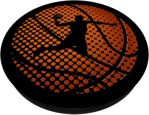 Basketball Game Player Sport Ball Team Dunk PopSockets Standard PopGrip