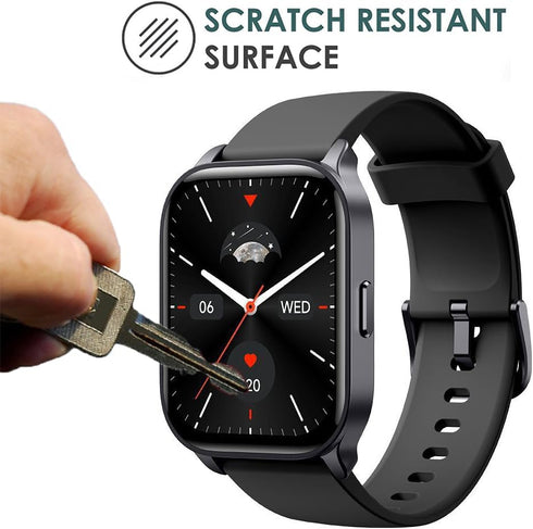6 Pack 2.01" Watch Screen Protector Film Compatible with TOOBUR Smartwatch IDW17, Anti-Scratch Crystal Clear HD