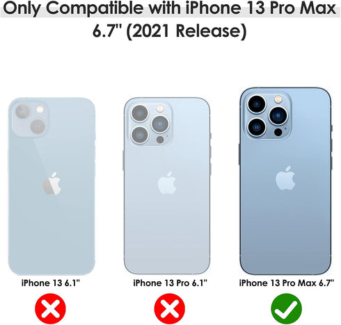 LOHASIC iPhone 13 Pro Max Case - Vintage Leather Thin Slim Luxury PU Soft Flexible Bumper Protective Cover