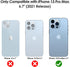 LOHASIC Leather Case for iPhone 13 Pro Max, Elegant Luxury Slim PU Cover, Shockproof Anti-Scratch Protective Case for