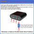 New D3 3(1)-in-1(3)-Out 3.5mm Stereo Audio Switch Source Input Signal Switcher Selector Splitter Box Mini