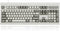 Perixx PERIBOARD-106M, Wired Performance Full-Size USB Keyboard, Curved Ergonomic Keys, Retro Gray/White