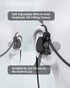 Referee Headset Earphone Newly-Designed Earpiece Professional 1pc V6 V4 FBIM Football Arbitro Coach Judger Arbitration Earhook Soccer Headset(1PC R Earpiece)