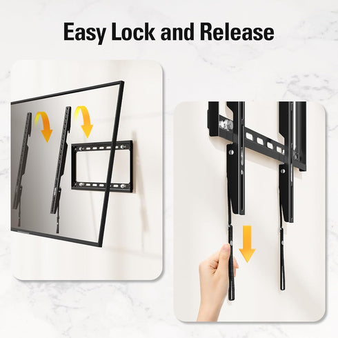 Mounting Dream TV Mount Fixed for Most 26-60 Inch TVs, Low Profile Wall Mount up to VESA 400x400mm