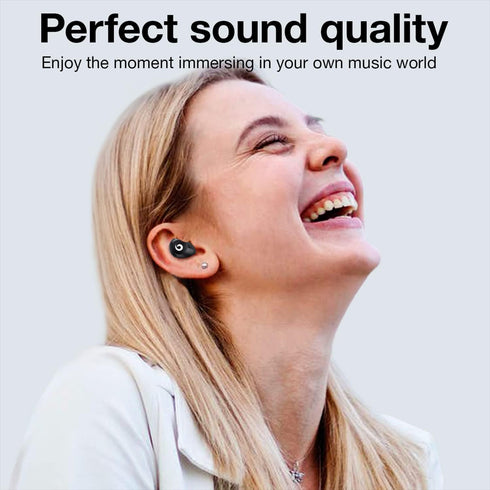 X9 Wireless Earbuds Bluetooth 5.3 Headphones, Waterproof Stereo Earphones with Touch Control and Microphone (Blue)