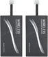 ASHATA 2Pcs Ultra Thin Type C QI Wireless Charging Receiver, 1000mA Fast Charging Qi Coil for All Type C Cell Phones