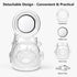MUZIRI KINOKOO Fuji Mini Pal Camera Clear Case with Selfie Mirror - Hard PC Crystal Clear Protective Case for Instax