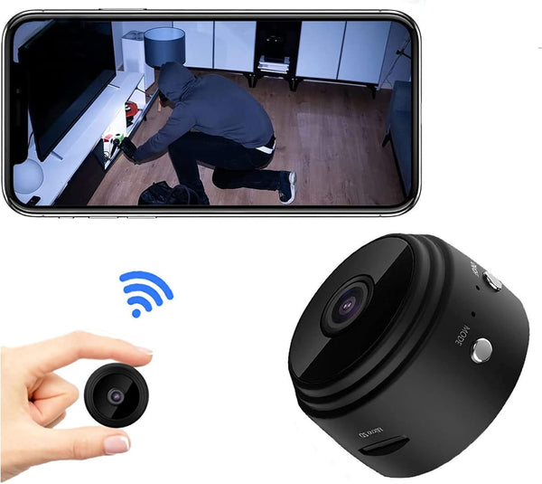 senri Mini Security Camera, 1080P HD WiFi Home Indoor/Outdoor Camera for Baby/Pet/Nanny, Remote Viewing