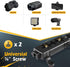 Zeadio Camera Smartphone Stabilizer, Handheld Video Rig for All Cameras, Camcorders, Action Cameras, Smartphones
