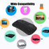 Yoidesu Mini Keyboard with Touchpad Mouse, 2.4GHz Rechargeable 83-Key Mini Keyboard Controller.