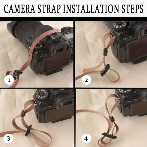 Handmade Vintage Leather Neck Strap for DSLR & Mirrorless Cameras - Adjustable and Stylish