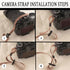 Handmade Vintage Leather Neck Strap for DSLR & Mirrorless Cameras - Adjustable and Stylish