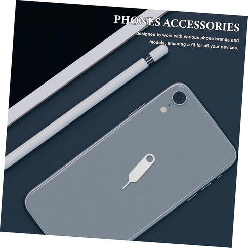 500pcs NUOBESTY Stainless Steel Sim Card Ejector Pin Tool Compact and Removal Tool for Smartphones Easy for Quick Card