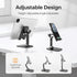 Mechrig 4-11" Foldable Phone Stand for Desk - Adjustable Height & Angle Cell Phone Holder, Portable Tablet Stand