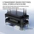 GSCOLER X4 140mm Quiet USB Cooling Fan, High Speed Dual USB PC Fan with One-Touch Switch, Stackable Design for Router
