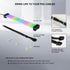 TECWARE Flex RGB PSU Extension Cable Cover Kit with Light Up LED Strip Set for GPU and Motherboard Cables