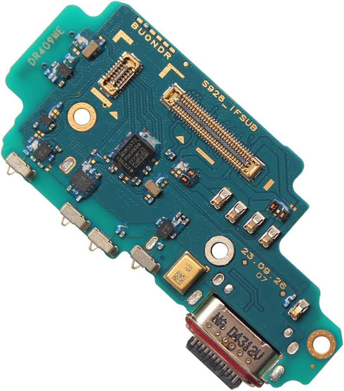 Charging Port Replacement Kit for Samsung Galaxy S24 Ultra SM-S928U, USB Flex Dock Connector with Tools