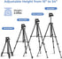 UBeesize 54'' Camera Tripod, Phone Tripod for iPhone with Bag, Travel Stand with Remote for iPhone and Cameras