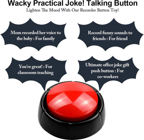 MOYEIKH 30 Communication Recordable Button Voice Recording Button Seconds Recording Talking Button Easy Buttons
