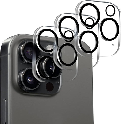 BLEUM CADE 3 Pack Camera Lens Protector for iPhone 16 Pro Max,