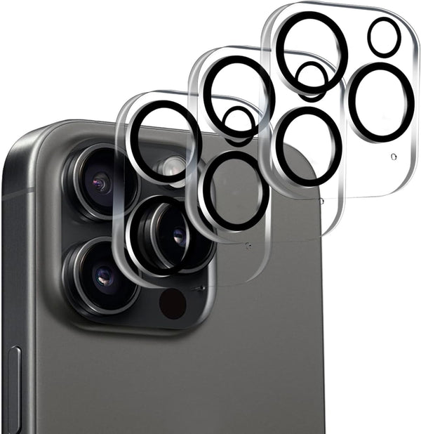 BLEUM CADE 3 Pack Camera Lens Protector for iPhone 16 Pro Max,