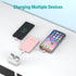 Smallest Portable Charger with Built-in Cables, 6000mAh Ultra Slim Power Bank, Mini High Speed External Battery for