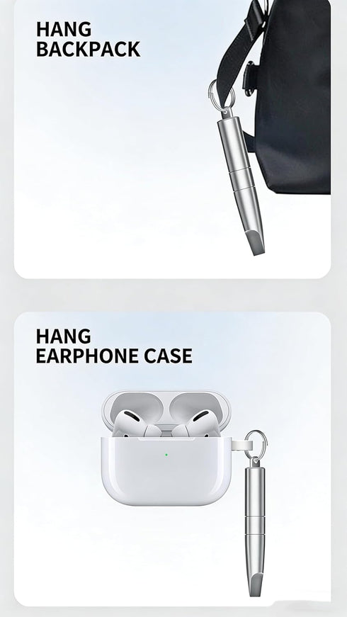 JMBTQ 2PCs 3-in-1 handset Cleaning Brush Mobile Phone Card pin Keychain sim Battery Compartment Multi-Function Cleaning