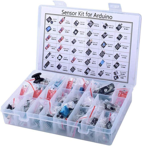 HiLetgo 37 37 1 Sensor Assortment Kit for Arduino & Raspberry Pi - in Robot Project Starter Kit