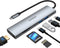 SUTOUG Docking Station, 7 in 1 USB C Hub with HDMI 4K@30hz Output100W