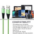 Micro USB Cable 6FT 4-Pack Phone Charger Android Nylon Braided Android Charger Cables Fast Charging Compatible with Samsung Galaxy J8/J7/S7/S6/Edge,Note5,LG,Sony,HTC,Moto,Xbox,PS4