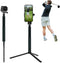 Golf Tripod and Monopod Selfie Stick with Ground Spike Stake, Golf Swing Analyzer Phone Holder, Phone Tripod for Golf