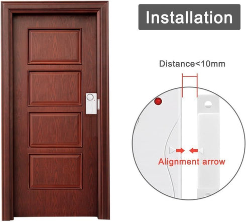 WSDCAM Door Alarm, Wireless Anti-Theft Remote Control Security Alarms