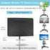 Andacar 55 Inch 50''Lx7''Wx31''H Mobile TV Stand Cover for Mobile TV Cart, Waterproof & Dustproof Outdoor TV-Screen