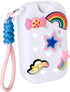 SHINLHUA Protective Silicone Case for Hand Sanitizers Bottles Equipped with Keychain for Attachment and Decoration
