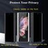 2 Pack Privacy Screen Protector for Galaxy Z Fold 3 - Anti-peep Outside + Inside Soft Film, Scratch Resistant