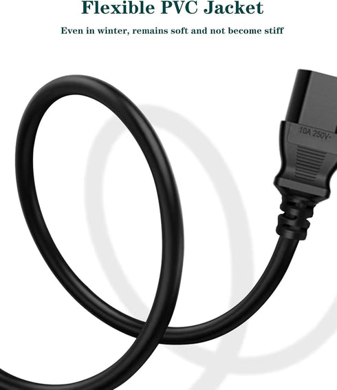 UNIMOSON Cable-10FT Amp Power Cord Compatible with ION Block Rocker, ION Pathfinder, ION Tailgater Bluetooth Speaker