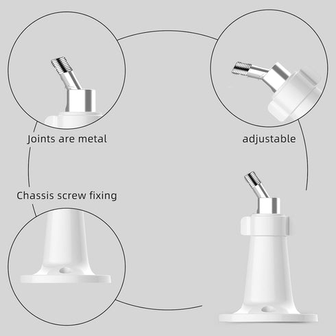 3 Pack Security Camera Wall Mount for Arlo Pro, Arlo Pro 2, Arlo Ultra, Arlo Pro 3, Arlo Essential Spotlight Camera, Adjustable Security Indoor/Outdoor Mounting Bracket