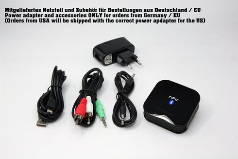 HomeSpot NFC-Enabled Bluetooth Audio Receiver for Sound System