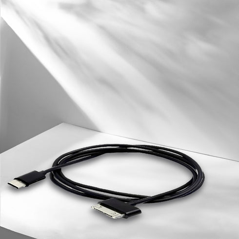 USB Adapter Cable for 30-Pin Devices, Compatible with iPhone 4/4S, iPad 1/2/3, iPod, USB-C Connector