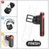 TUSITA Bike Seat Post Mount for Garmin Varia RTL510 RTL515 RVR315, Rearview Radar - Compatible with Round, D Shaped,