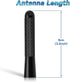 GODPEE 3.2 Inch SZSAUTO Car Truck Short Antenna, Carbon Fiber Waterproof Car Antenna Replacement Mast, Universal
