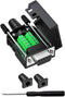 DB9 Female Breakout Connector, 9PIN Port Solderless RS232 D-SUB Serial Adapter with Screw Terminals