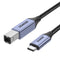BENFEI USB B to USB C Printer Cable 6.6ft, Nylon Braided, Premium