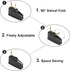 Dual 3.5mm Male to 3.5mm Female Airplane Headphone Adapter, Gold-Plated Tip for Bose Headphones