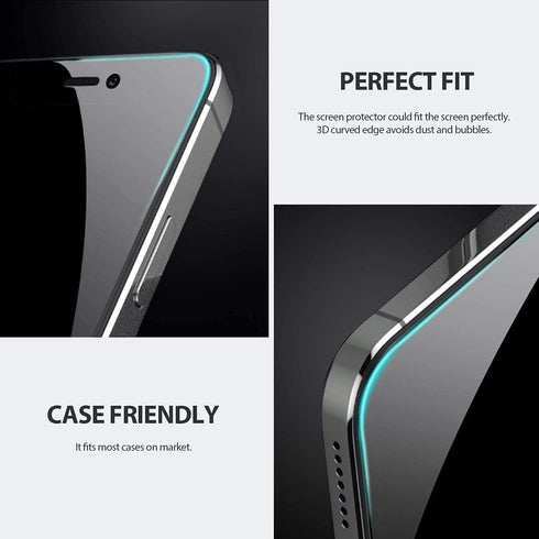 IceSword Privacy Screen Protector for iPhone 12 Mini, Tempered Glass Film (9H Hardness, Anti-Fingerprint)