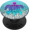 Purple Turquoise Turtle Phone Grip: Silver Light Blue PopSockets Standard PopGrip
