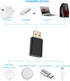 USB to USB-C Female Adapter Pack-2, Compatible with Apple Watch SE/7/8/9/Ultra MagSafe Charger